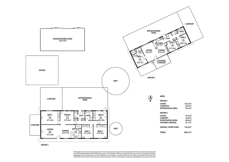 Floorplan of Homely rural property listing, 511 Gemmell Road, Strathalbyn SA 5255