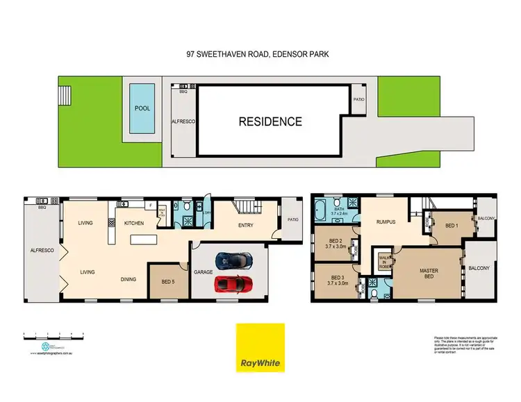 Floorplan of Homely house listing, 97 Sweethaven Road, Edensor Park NSW 2176
