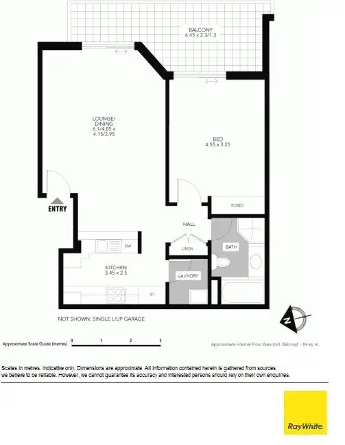 Floorplan of Homely apartment listing, 15/214 Pacific Highway, Greenwich NSW 2065