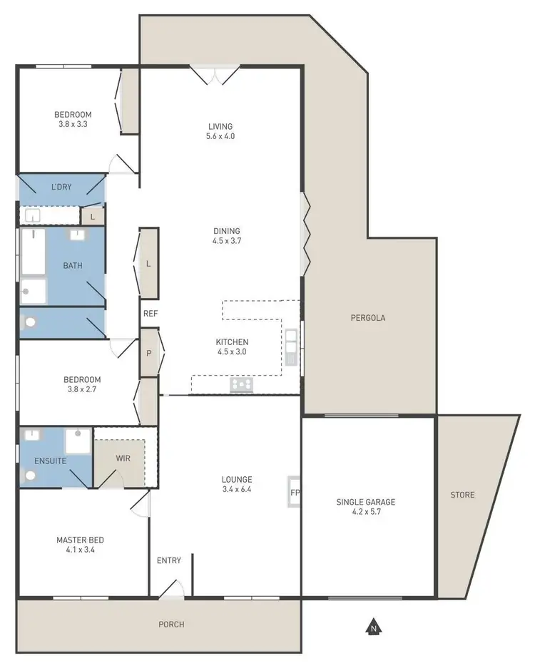 Floorplan of Homely house listing, 17 Waight Court, Tarneit VIC 3029