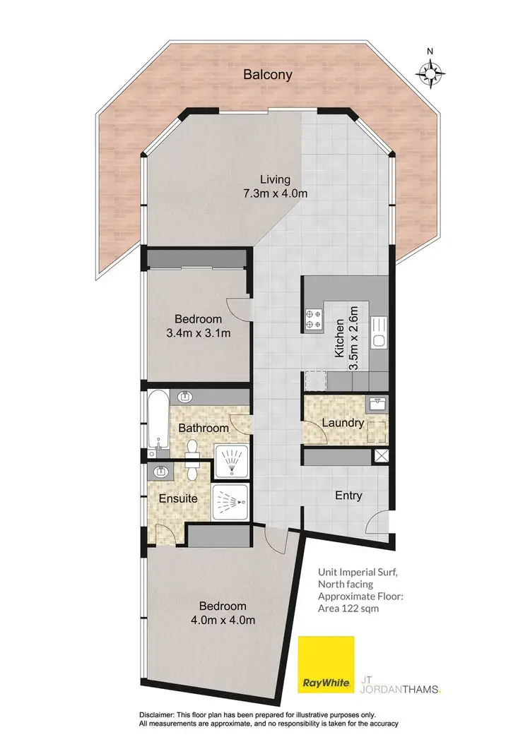 Floorplan of Homely apartment listing, 80 The Esplanade, Surfers Paradise QLD 4217