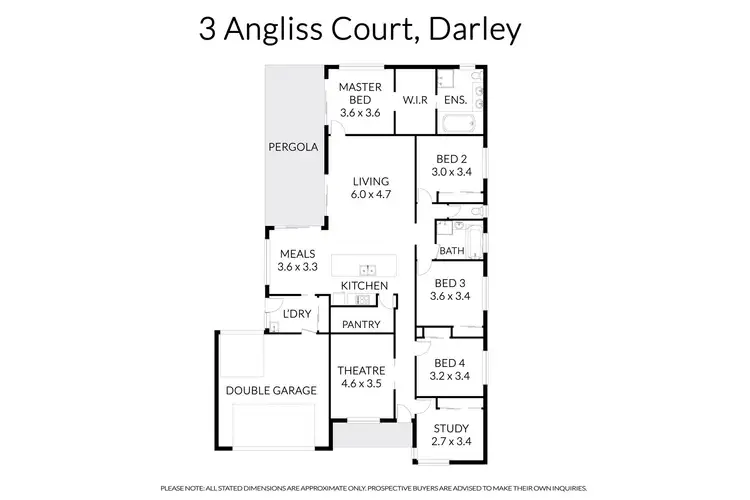 Floorplan of Homely house listing, 3 Angliss Court, Darley VIC 3340