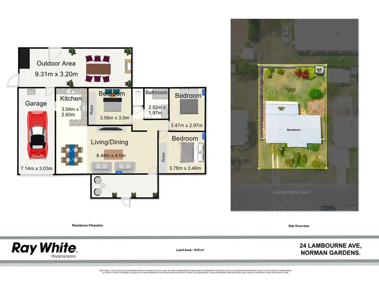 Floorplan of Homely house listing, 24 Lambourne Avenue, Norman Gardens QLD 4701