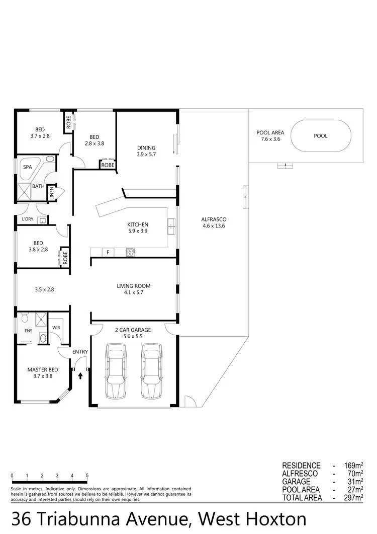 Floorplan of Homely house listing, 36 Triabunna Avenue, West Hoxton NSW 2171