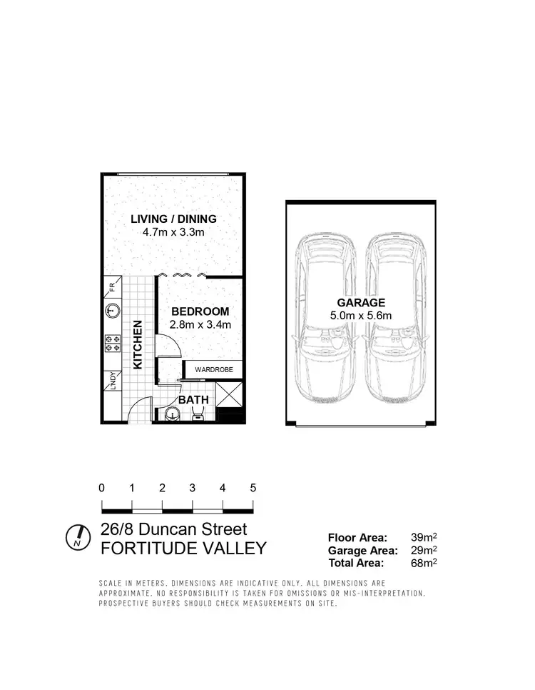 Floorplan of Homely unit listing, 26/8 Duncan Street, Fortitude Valley QLD 4006
