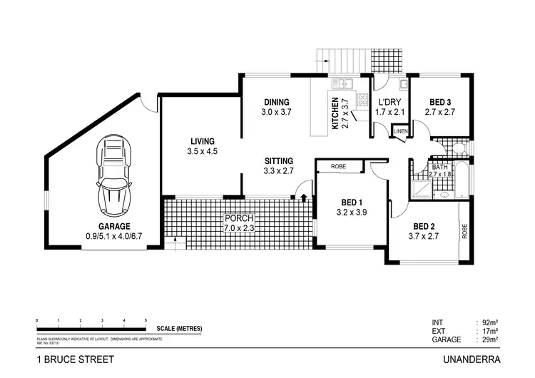 Floorplan of Homely house listing, 1 Bruce Street, Unanderra NSW 2526