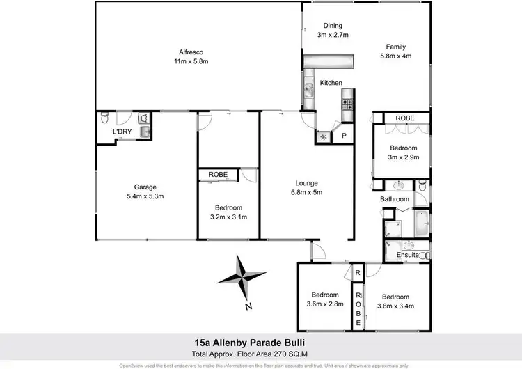 Floorplan of Homely house listing, 15A Allenby Parade, Bulli NSW 2516