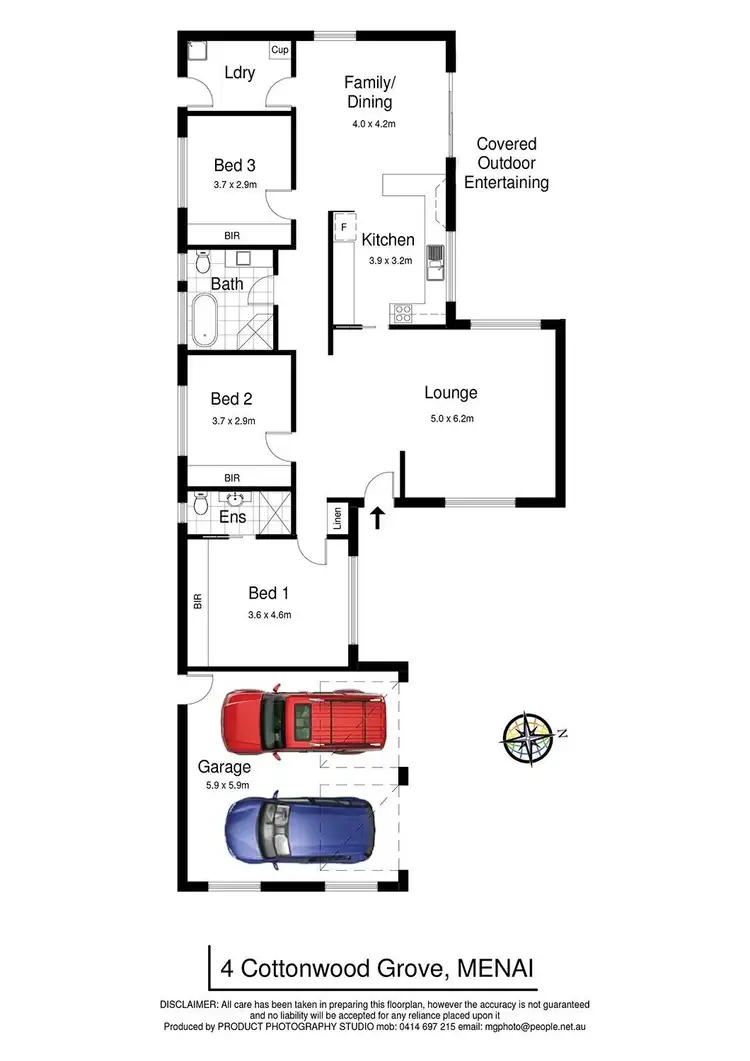 Floorplan of Homely house listing, 4 Cottonwood Grove, Menai NSW 2234