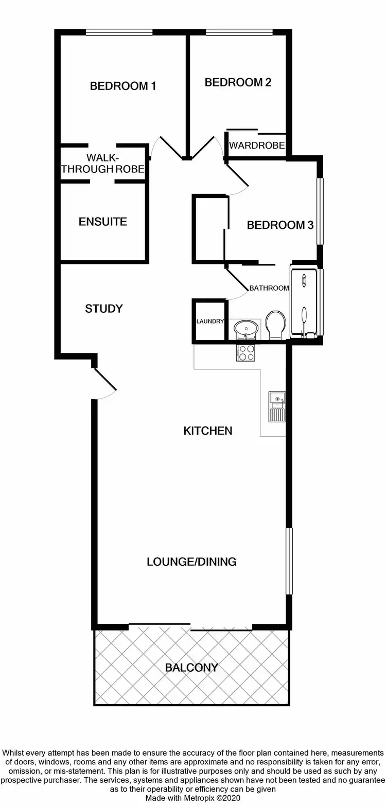 Floorplan of Homely unit listing, 120/167-173 Bundock Street, Belgian Gardens QLD 4810