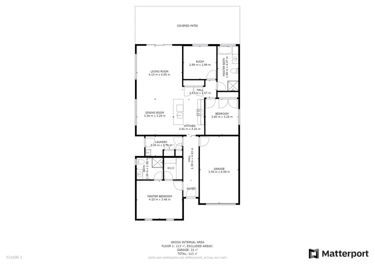 Floorplan of Homely house listing, 6 Fuchsia Drive, Swan Hill VIC 3585