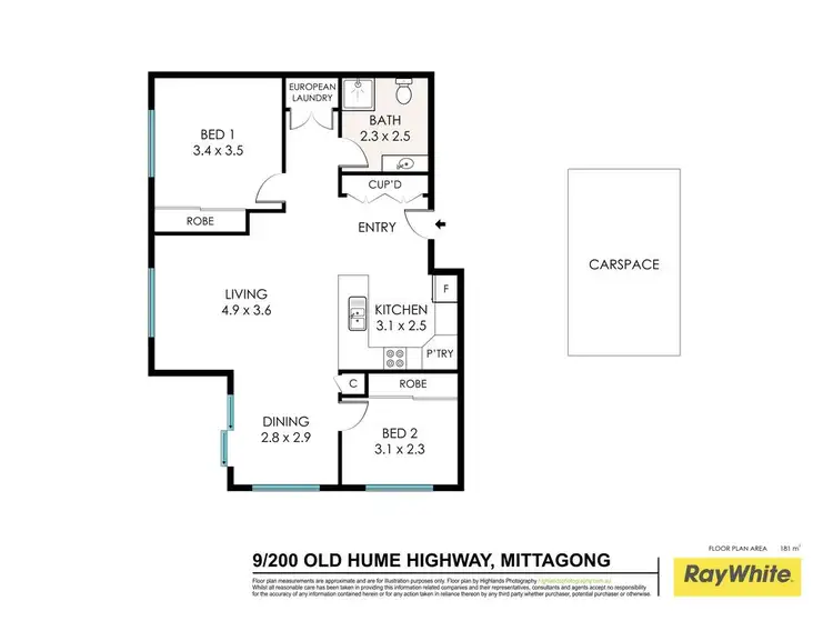 Floorplan of Homely house listing, 19/200 Old Hume Highway, Mittagong NSW 2575
