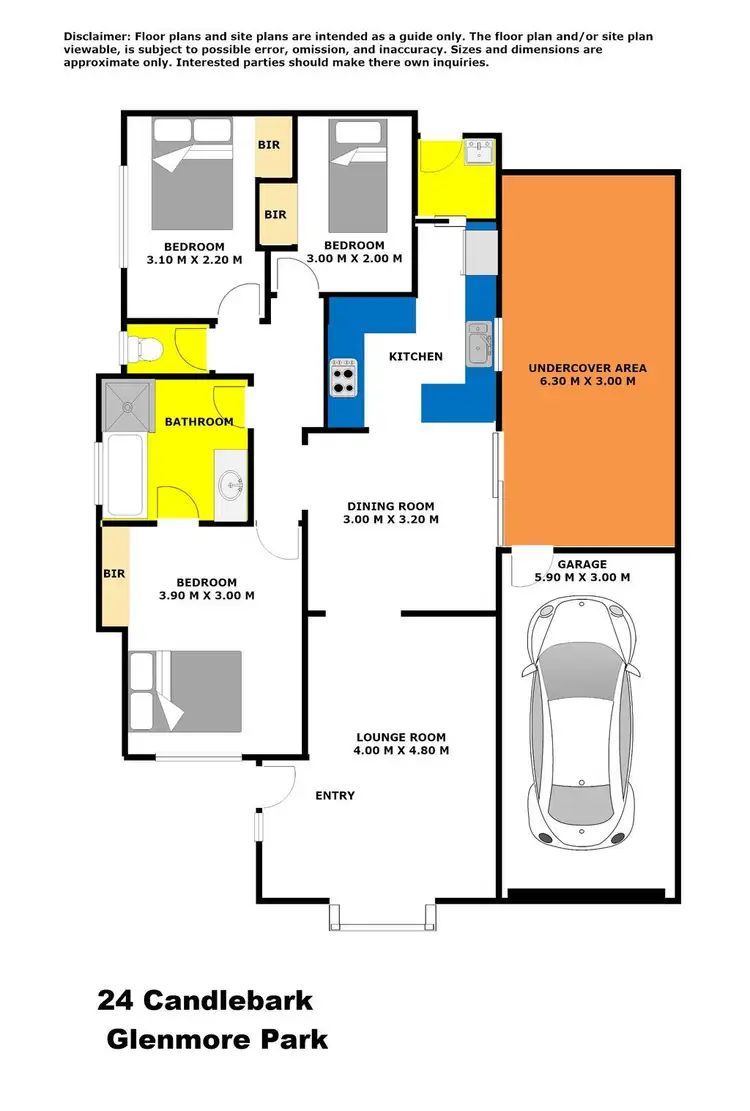 Floorplan of Homely house listing, 24 Candlebark Circuit, Glenmore Park NSW 2745
