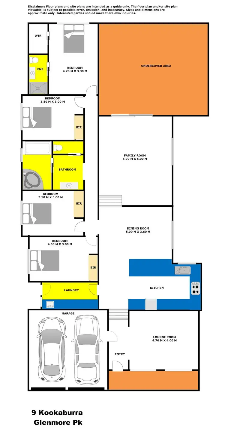 Floorplan of Homely house listing, 9 Kookaburra Crescent, Glenmore Park NSW 2745
