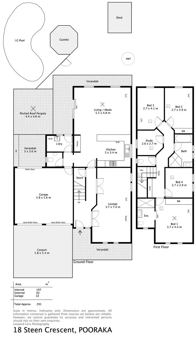 Floorplan of Homely house listing, 18 Steen Crescent, Pooraka SA 5095