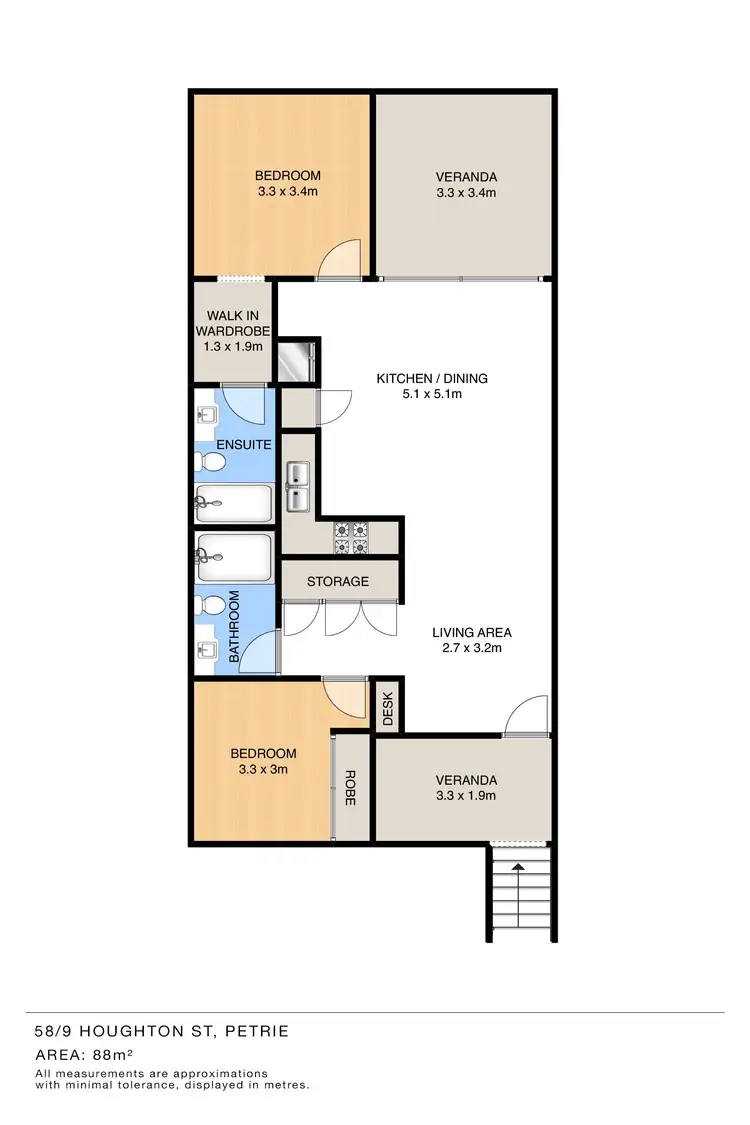 Floorplan of Homely unit listing, 58/9 Houghton Street, Petrie QLD 4502