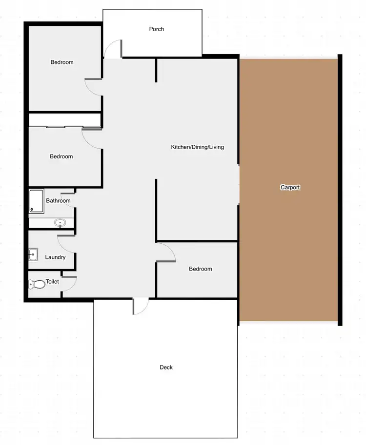 Floorplan of Homely house listing, 22 Mitchell Street, Ouyen VIC 3490