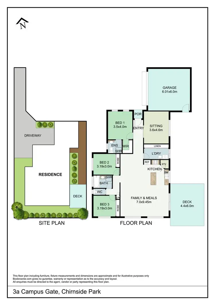 Floorplan of Homely house listing, 3A Campus Gate, Chirnside Park VIC 3116