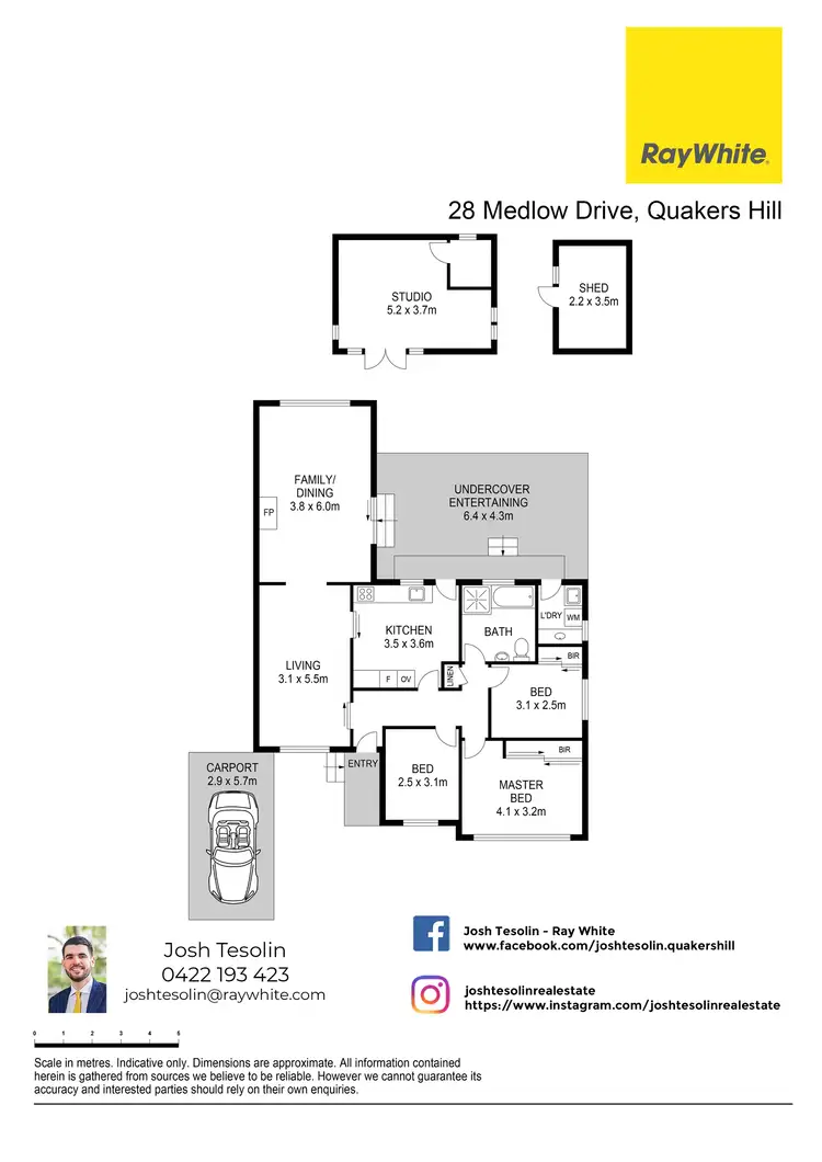 Floorplan of Homely house listing, 28 Medlow Drive, Quakers Hill NSW 2763