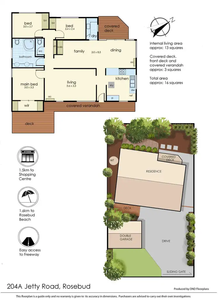 Floorplan of Homely house listing, 204A Jetty Road, Rosebud VIC 3939