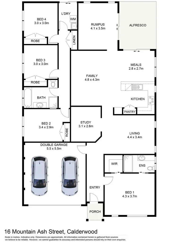 Floorplan of Homely house listing, 16 Mountain Ash Street, Calderwood NSW 2527