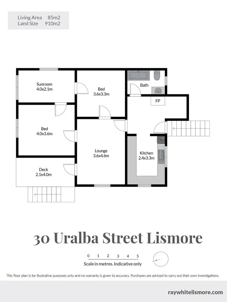 Floorplan of Homely house listing, 30 Uralba Street, Lismore NSW 2480