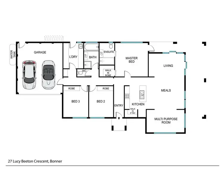 Floorplan of Homely house listing, 27 Lucy Beeton Crescent, Bonner ACT 2914