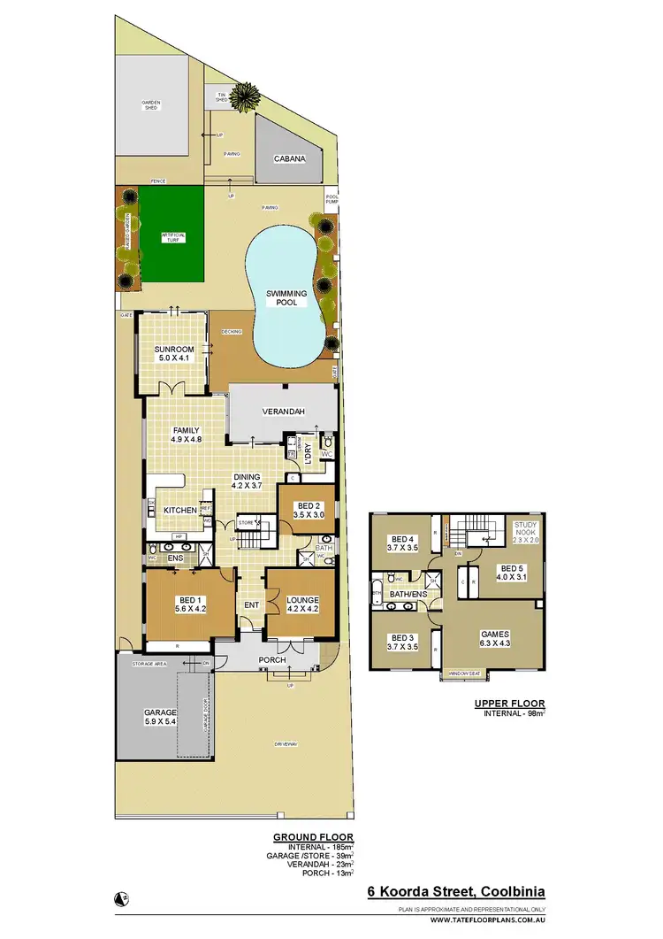 Floorplan of Homely house listing, 6 Koorda, Coolbinia WA 6050