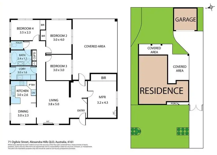 Floorplan of Homely house listing, 71 Ogilvie Street, Alexandra Hills QLD 4161
