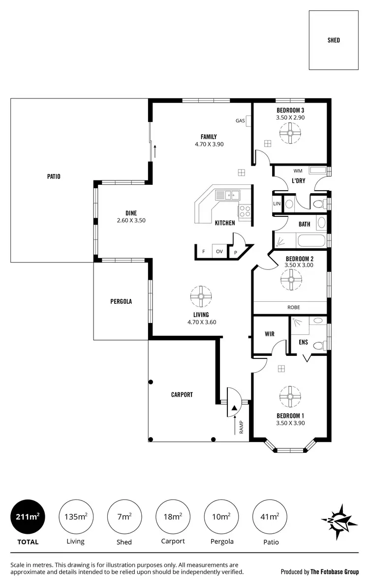 Floorplan of Homely house listing, 31 Greenfields Drive, Andrews Farm SA 5114