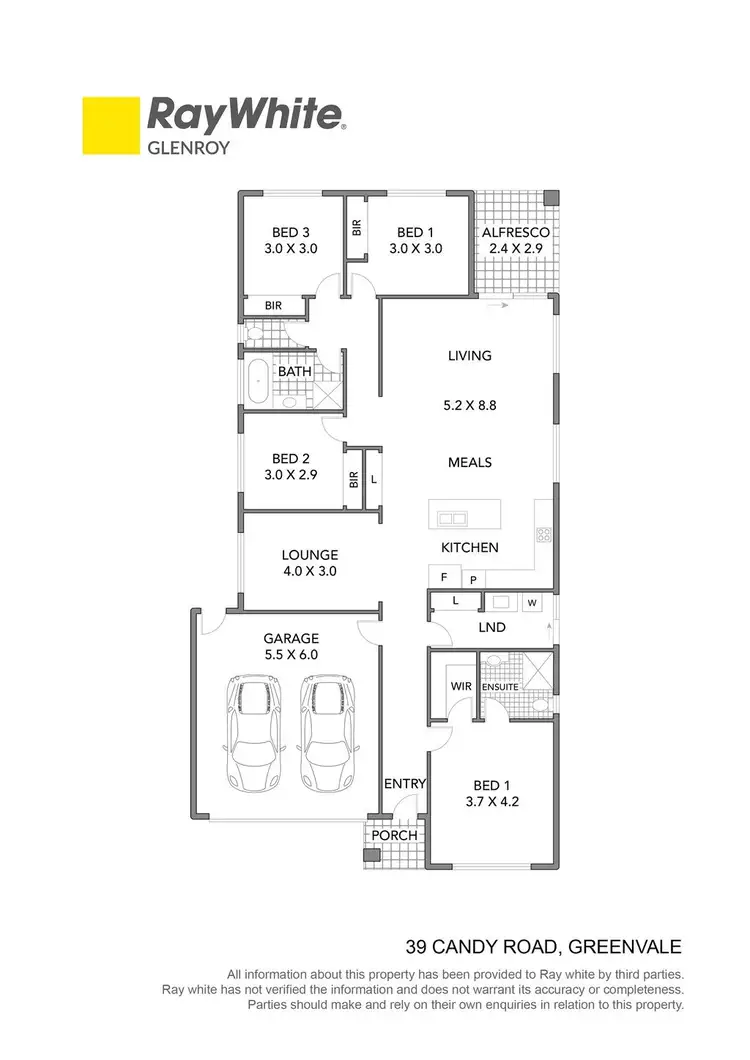 Floorplan of Homely house listing, 39 Candy Road, Greenvale VIC 3059