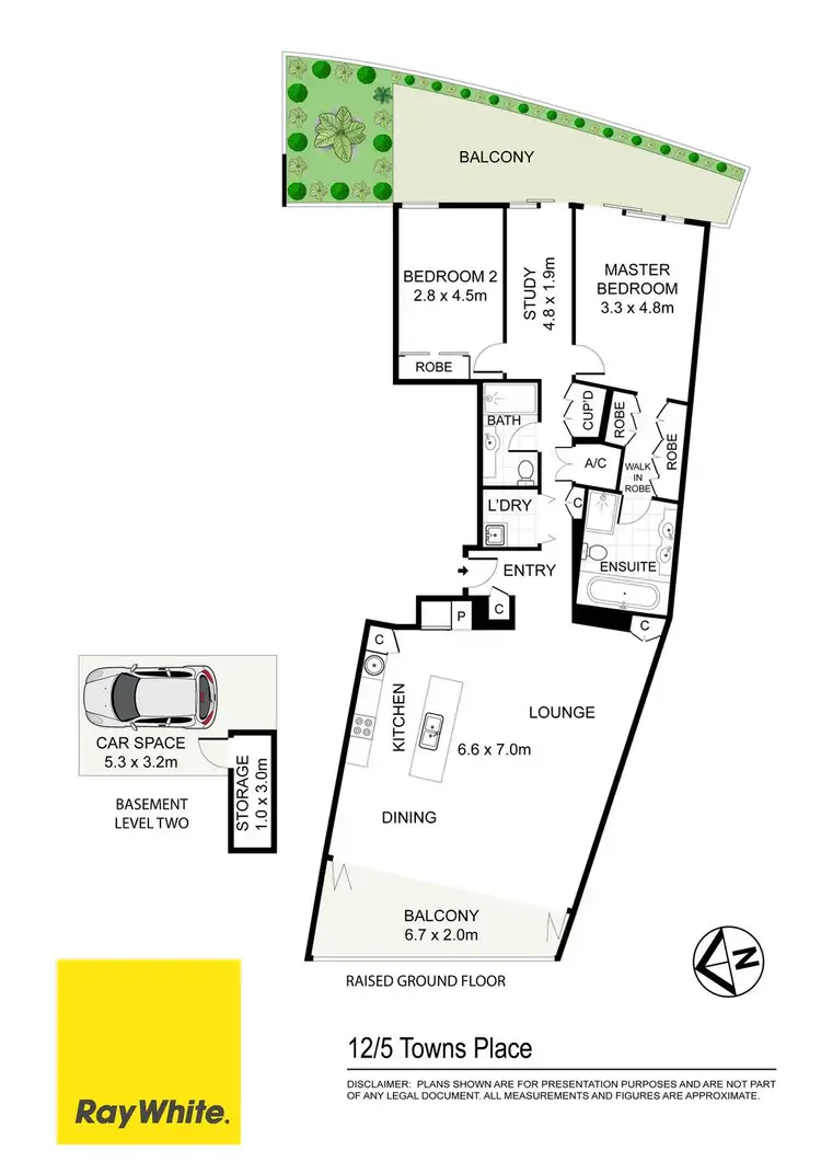 Floorplan of Homely apartment listing, 12/5 Towns Place, Walsh Bay NSW 2000