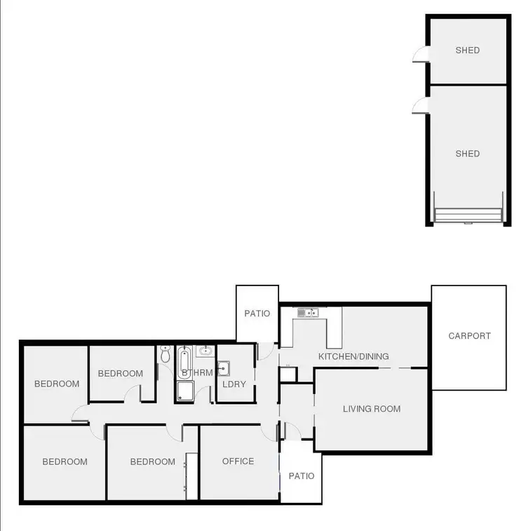 Floorplan of Homely house listing, 7 Jetty Road, Normanville SA 5204