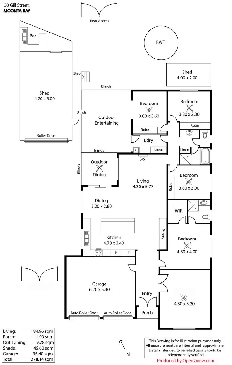 Floorplan of Homely house listing, 30 Gill Street, Moonta Bay SA 5558