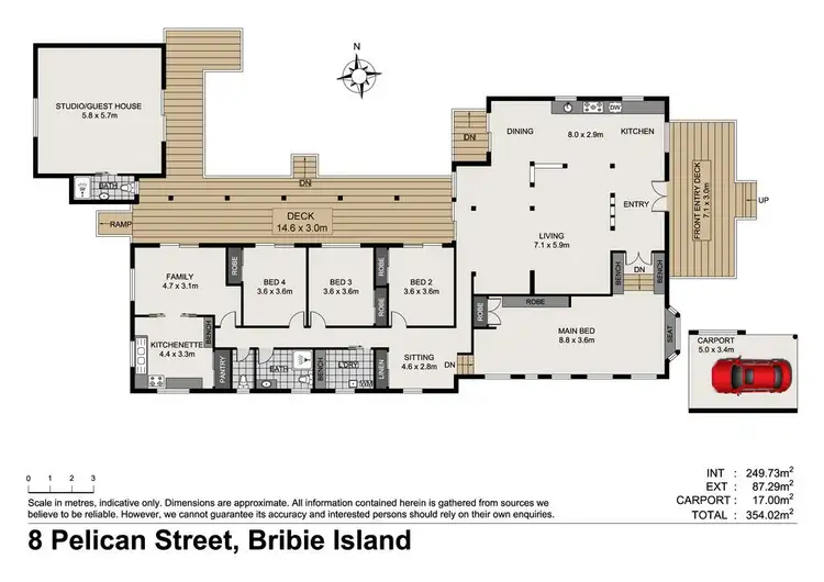 Floorplan of Homely house listing, 8 Pelican Street, Bellara QLD 4507