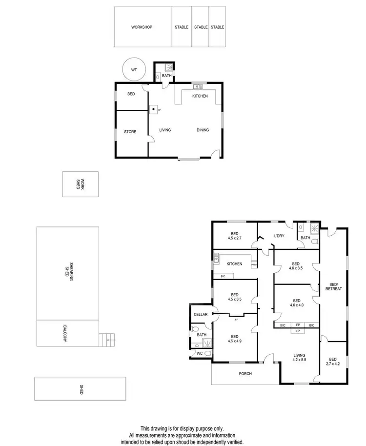 Floorplan of Homely rural property listing, 2410 Bull Creek Road, Tooperang SA 5255