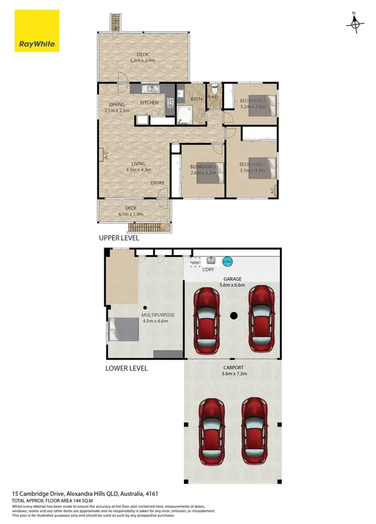 Floorplan of Homely house listing, 15 Cambridge Drive, Alexandra Hills QLD 4161