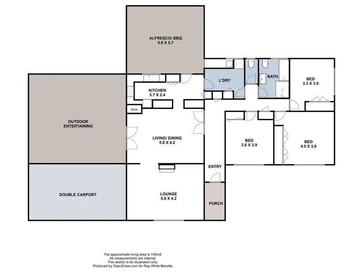 Floorplan of Homely house listing, 42 Market Street, Benalla VIC 3672
