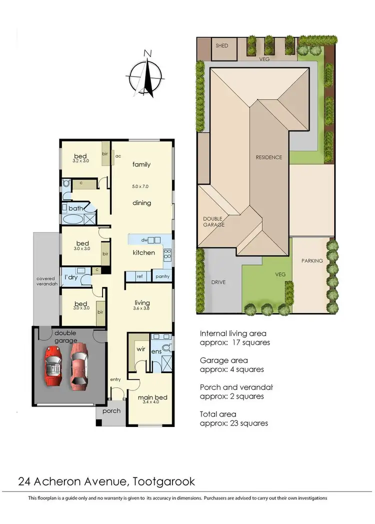 Floorplan of Homely house listing, 24 Acheron Avenue, Tootgarook VIC 3941