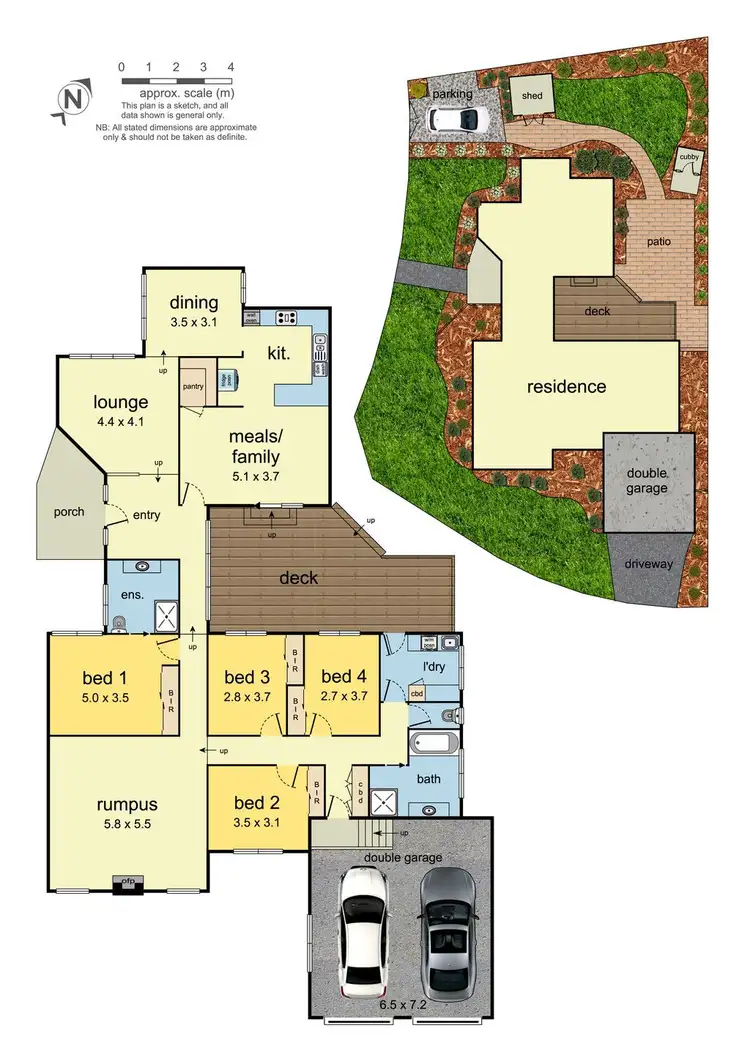 Floorplan of Homely house listing, 1 Salsburg Court, Vermont South VIC 3133