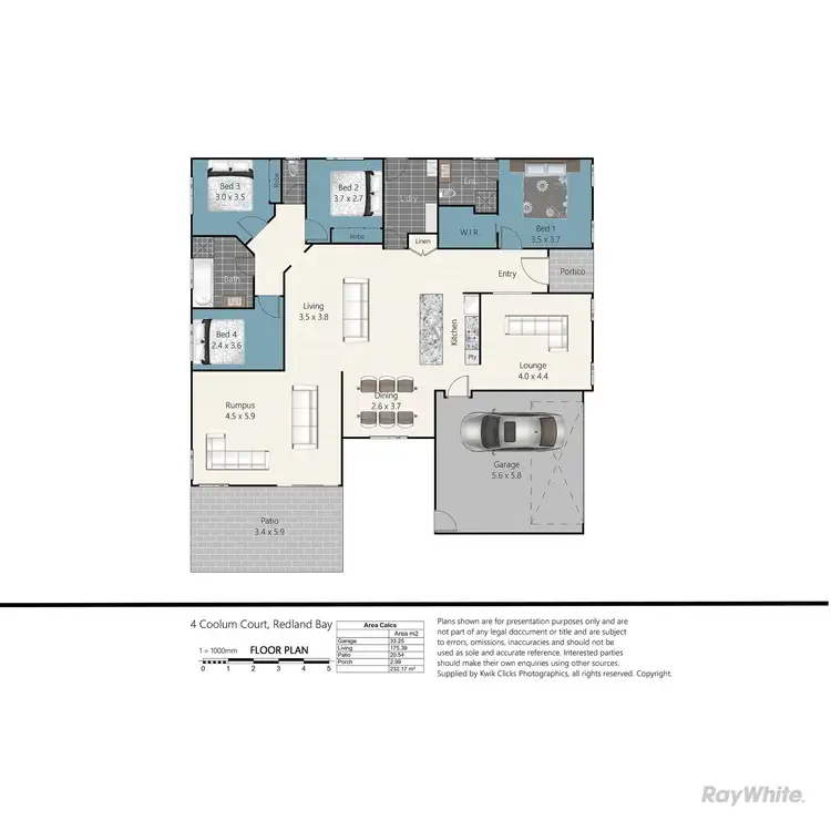 Floorplan of Homely house listing, 4 Coolum Court, Redland Bay QLD 4165