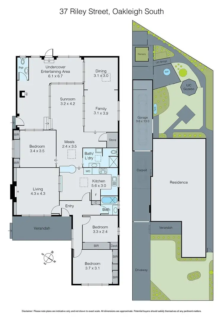 Floorplan of Homely house listing, 37 Riley Street, Oakleigh South VIC 3167