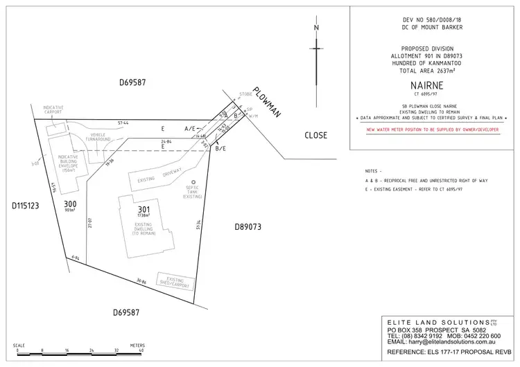 Floorplan of Homely land listing, LOT 300 Plowman Close, Nairne SA 5252