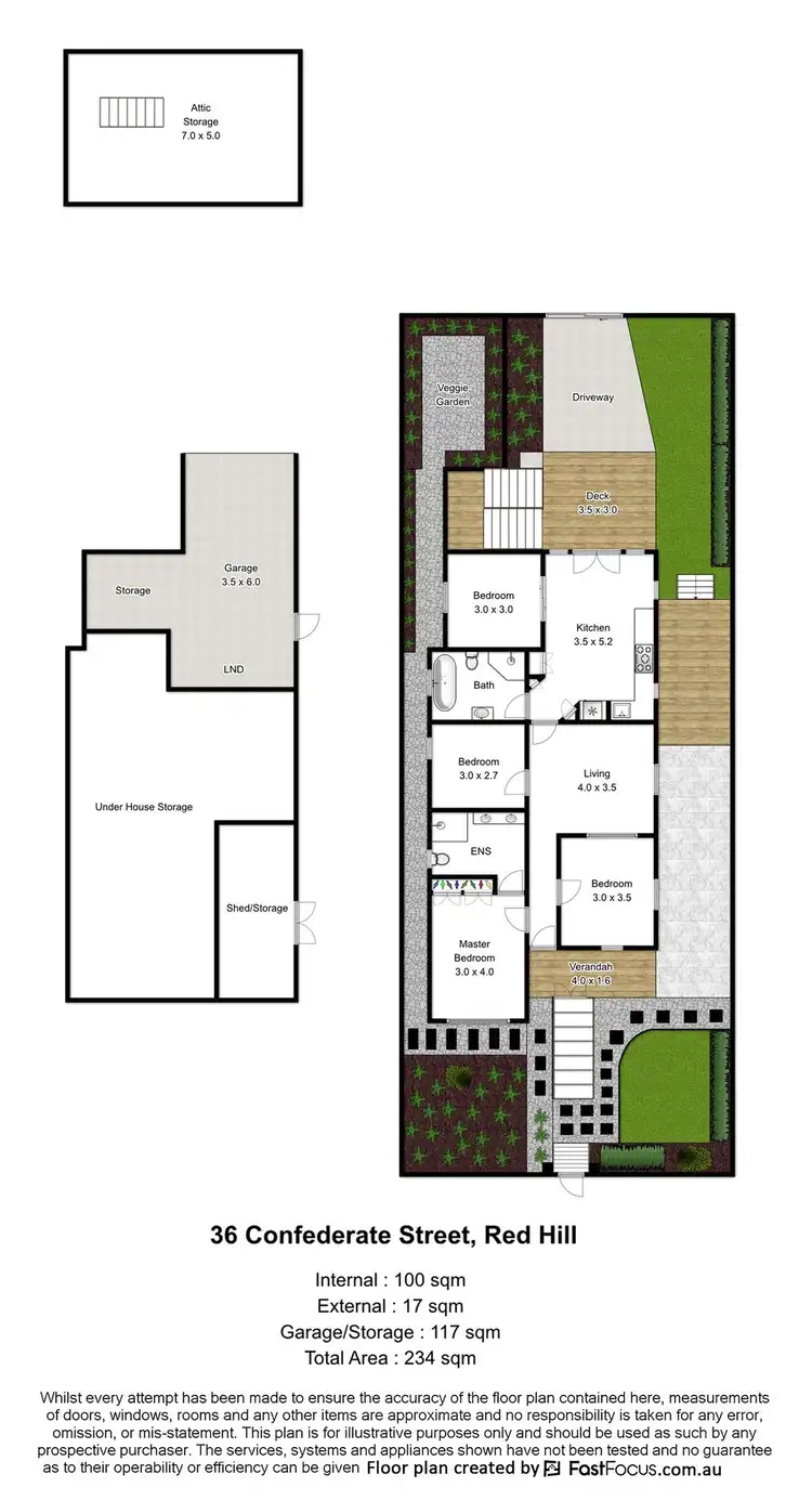 Floorplan of Homely house listing, 36 Confederate Street, Red Hill QLD 4059