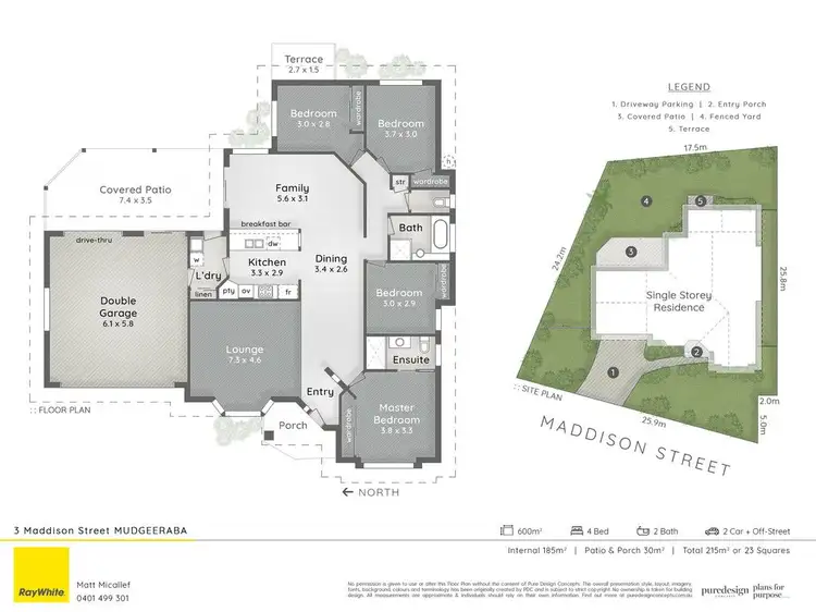 Floorplan of Homely house listing, 3 Maddison Street, Mudgeeraba QLD 4213