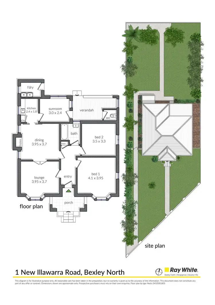 Floorplan of Homely house listing, 1 New Illawarra Road, Bexley North NSW 2207