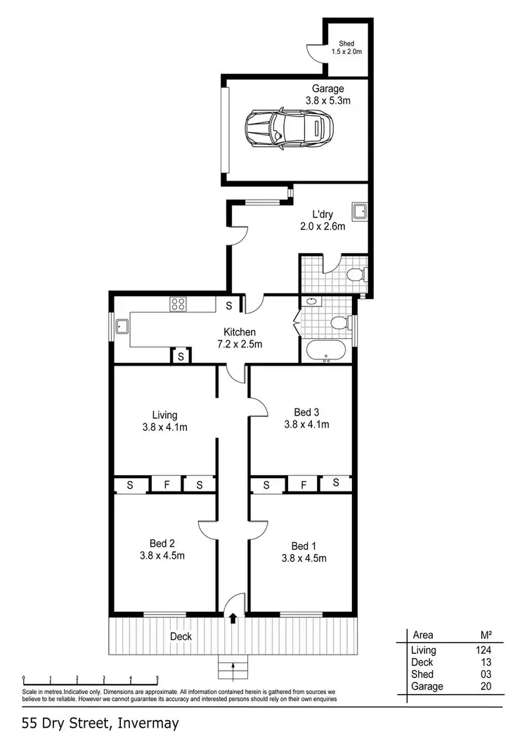 Floorplan of Homely house listing, 55 Dry Street, Invermay TAS 7248
