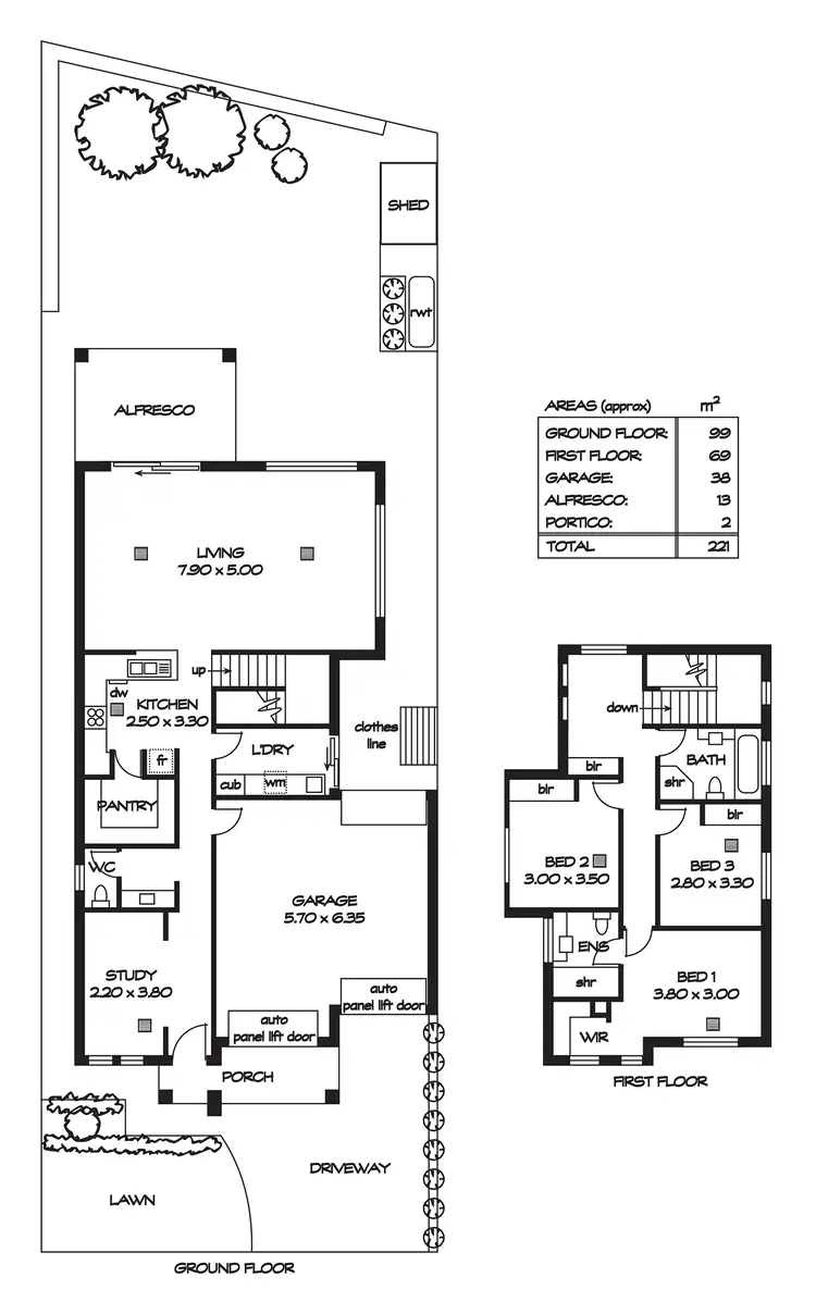 Floorplan of Homely house listing, 6A Woodbrook Avenue, Windsor Gardens SA 5087