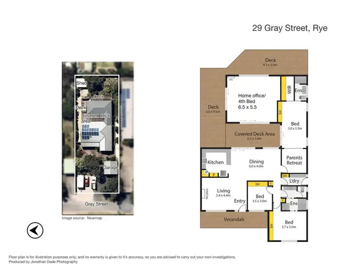 Floorplan of Homely house listing, 29 Gray Street, Rye VIC 3941