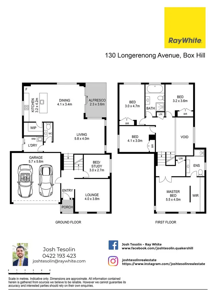 Floorplan of Homely house listing, 130 Longerenong Avenue, Box Hill NSW 2765