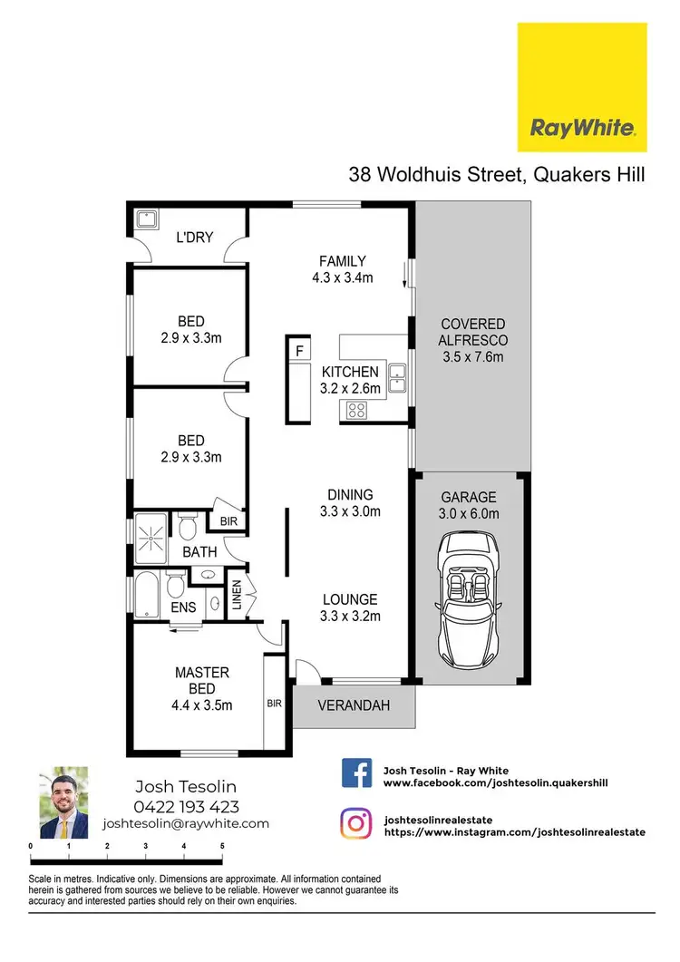Floorplan of Homely house listing, 38 Woldhuis Street, Quakers Hill NSW 2763